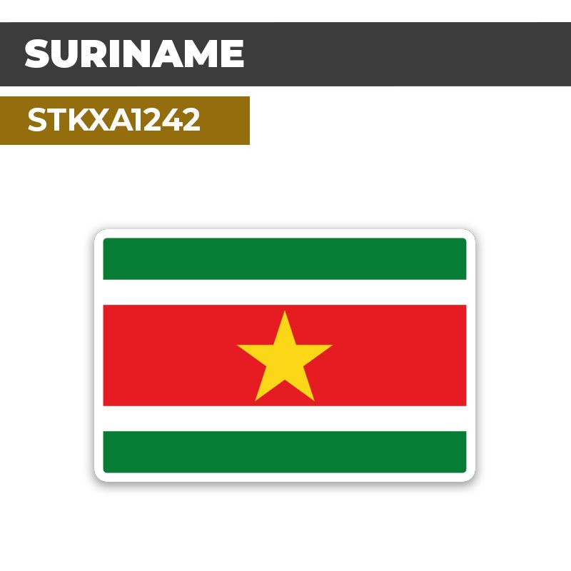 Sticker SURINAME | Drapeaux Pays