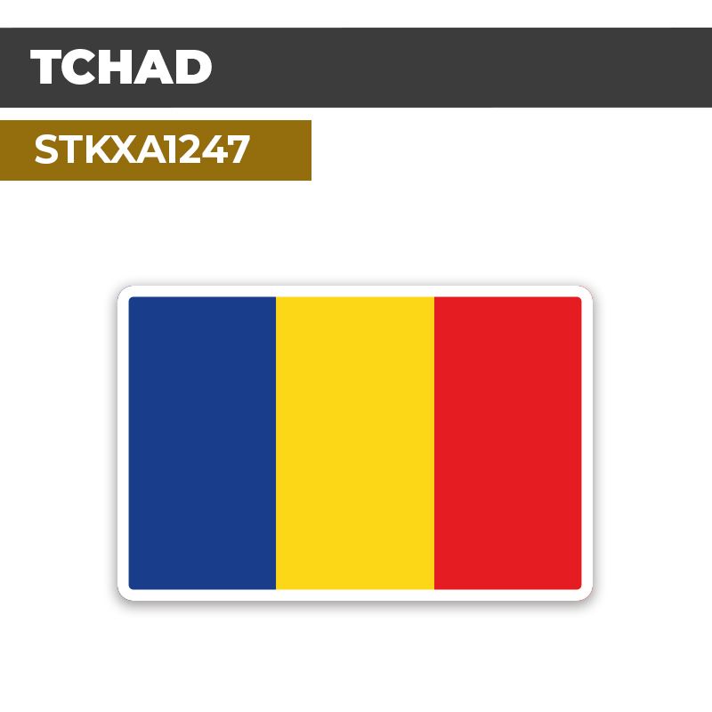 Sticker TCHAD | Drapeaux Pays