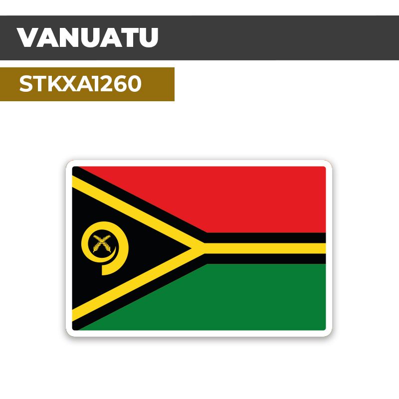 Sticker VANUATU | Drapeaux Pays