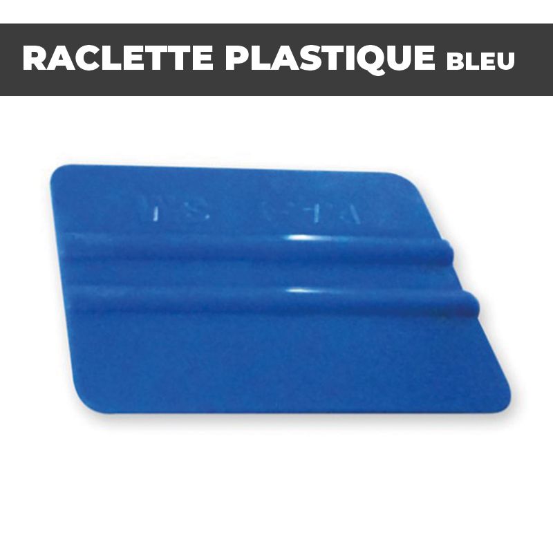 RACLETTE DE MAROUFLAGE BLEU | Sans Feutrine | Accessoires pour adhésif