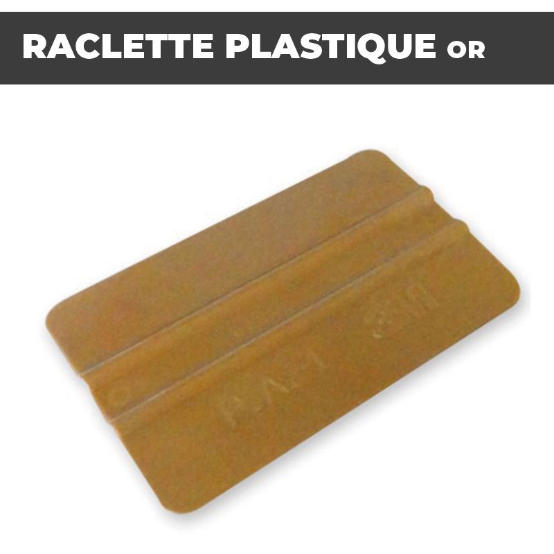 RACLETTE DE MAROUFLAGE OR | Sans Feutrine | Accessoires pour adhésif