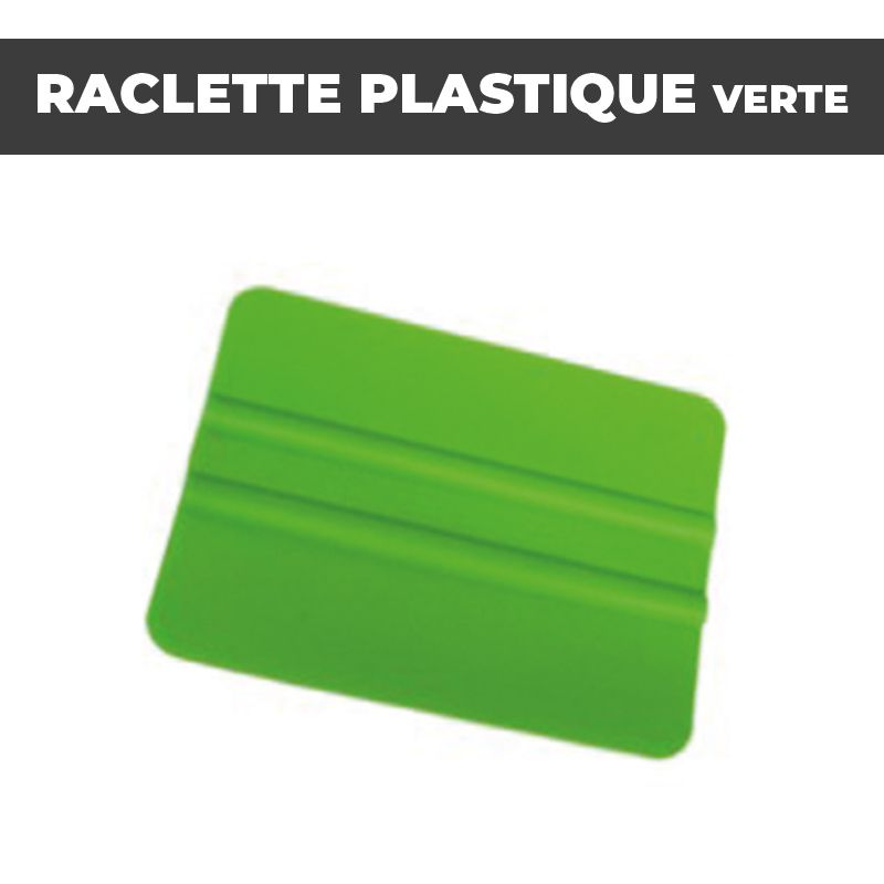 RACLETTE DE MAROUFLAGE VERTE | Sans Feutrine | Accessoires pour adhésif
