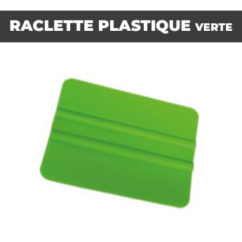 RACLETTE DE MAROUFLAGE VERTE | Sans Feutrine | Accessoires pour adhésif