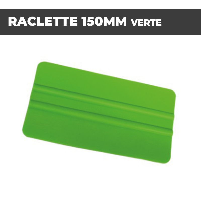 RACLETTE DE MAROUFLAGE 150MM VERTE | Sans Feutrine | Accessoires pour adhésif
