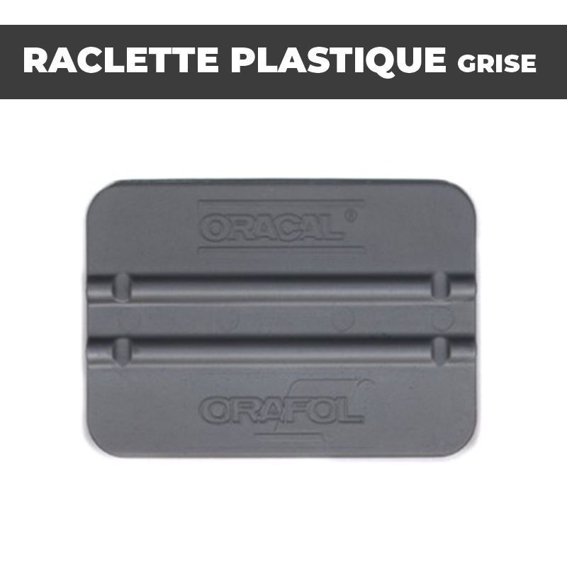 RACLETTE DE MAROUFLAGE GRISE | Sans Feutrine | Accessoires pour adhésif