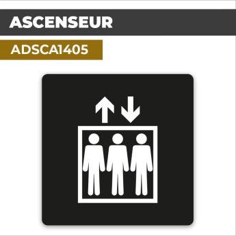 Autocollant | ASCENSEUR | Accès aux étages