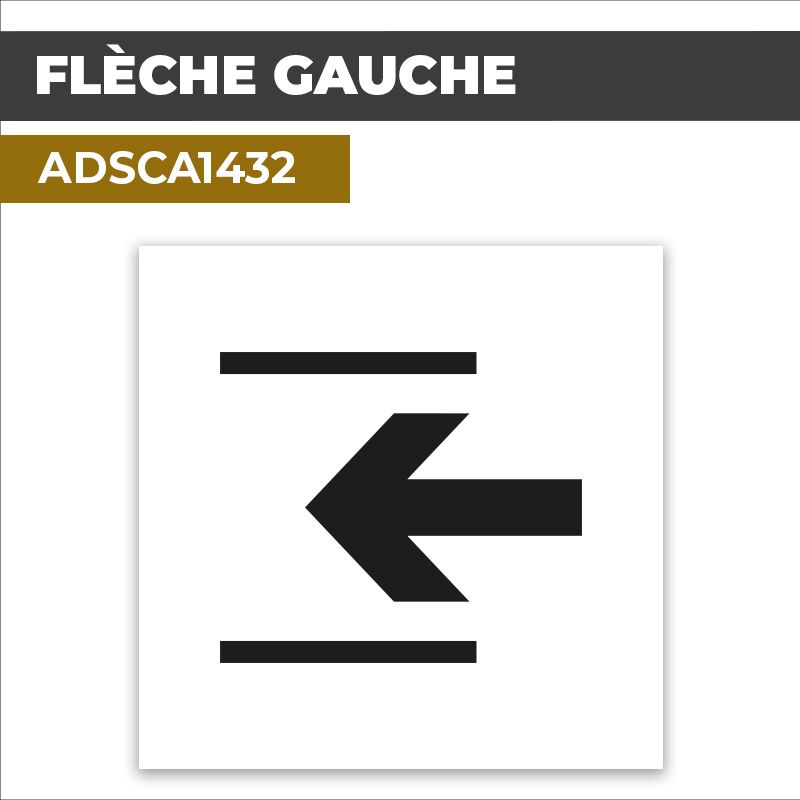Autocollant | FLÈCHE GAUCHE | Directions