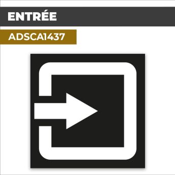 Autocollant | ENTRÉE | Accès