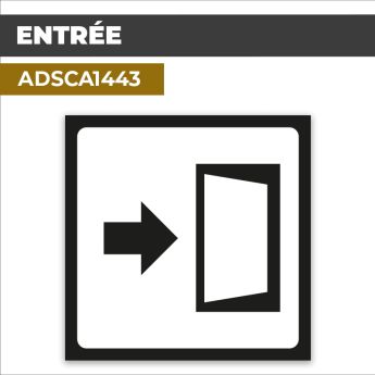 Autocollant | ENTRÉE | Accès