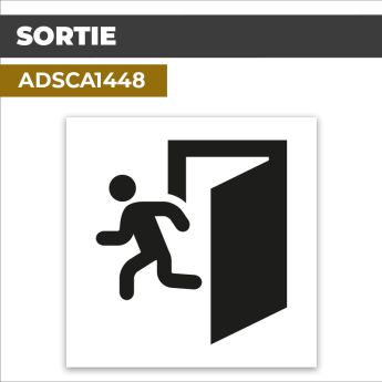 Autocollant | SORTIE | Issue et sorties