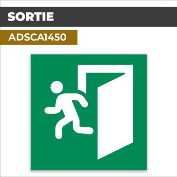 Autocollant | SORTIE | Issue et sorties