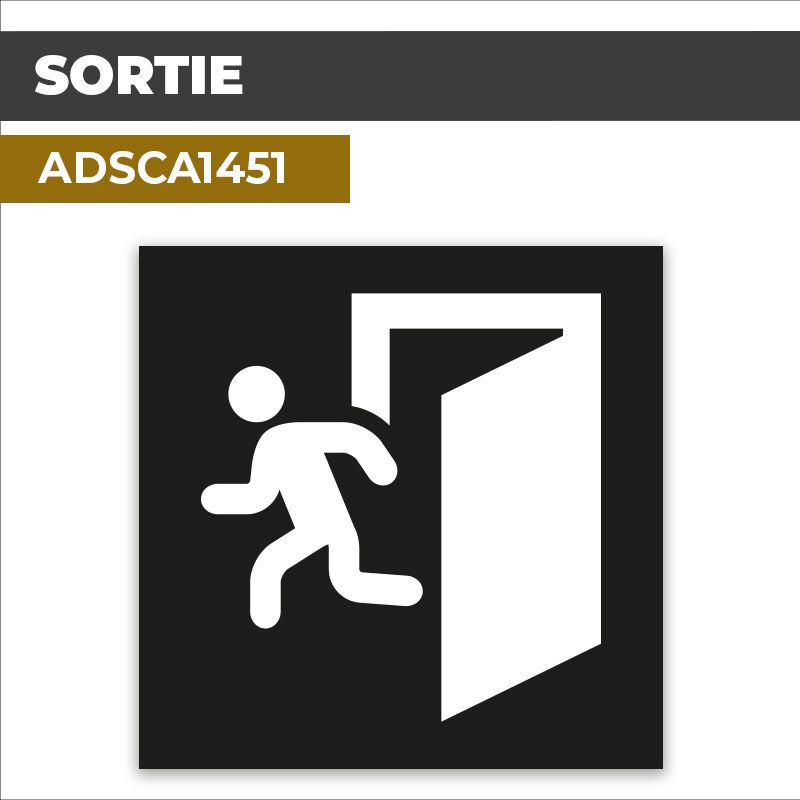 Autocollant | SORTIE | Issue et sorties