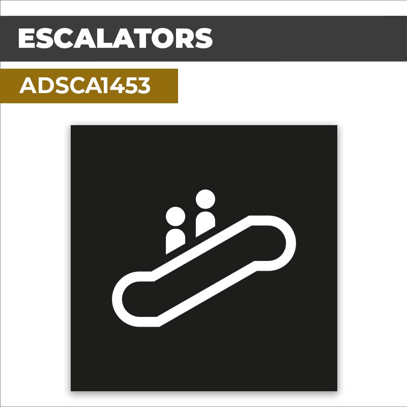 Autocollant | ESCALATORS | Accès aux étages