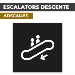 Autocollant | ESCALATORS DESCENTE | Accès aux étages