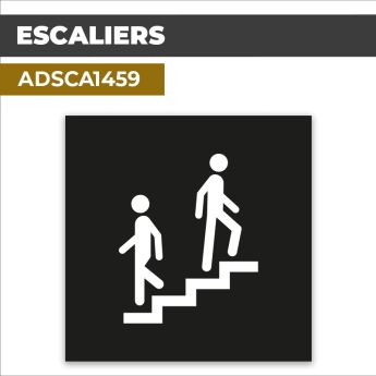 Autocollant | ESCALIERS | Accès aux étages