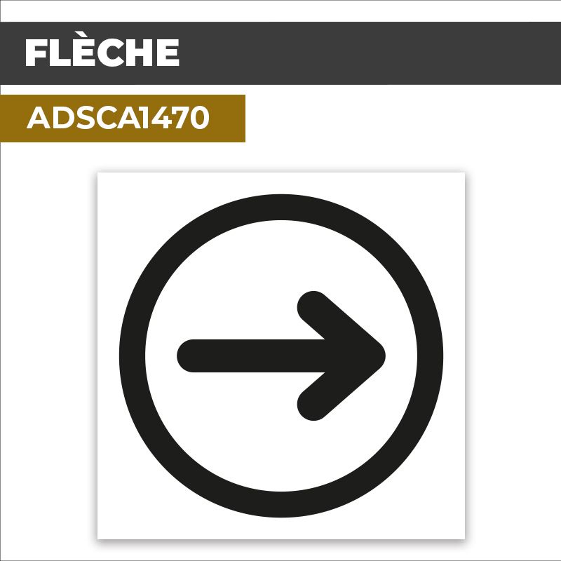 Autocollant | FLÈCHE | Direction