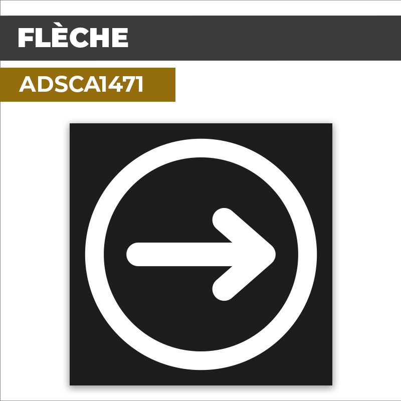 Autocollant | FLÈCHE | Direction