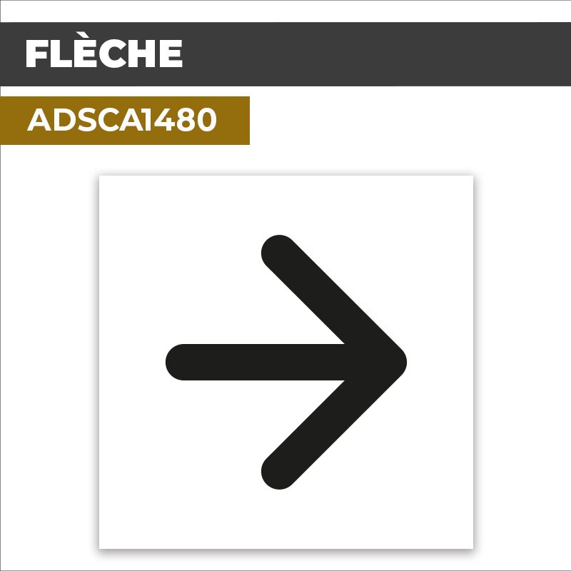 Autocollant | FLÈCHE | Direction