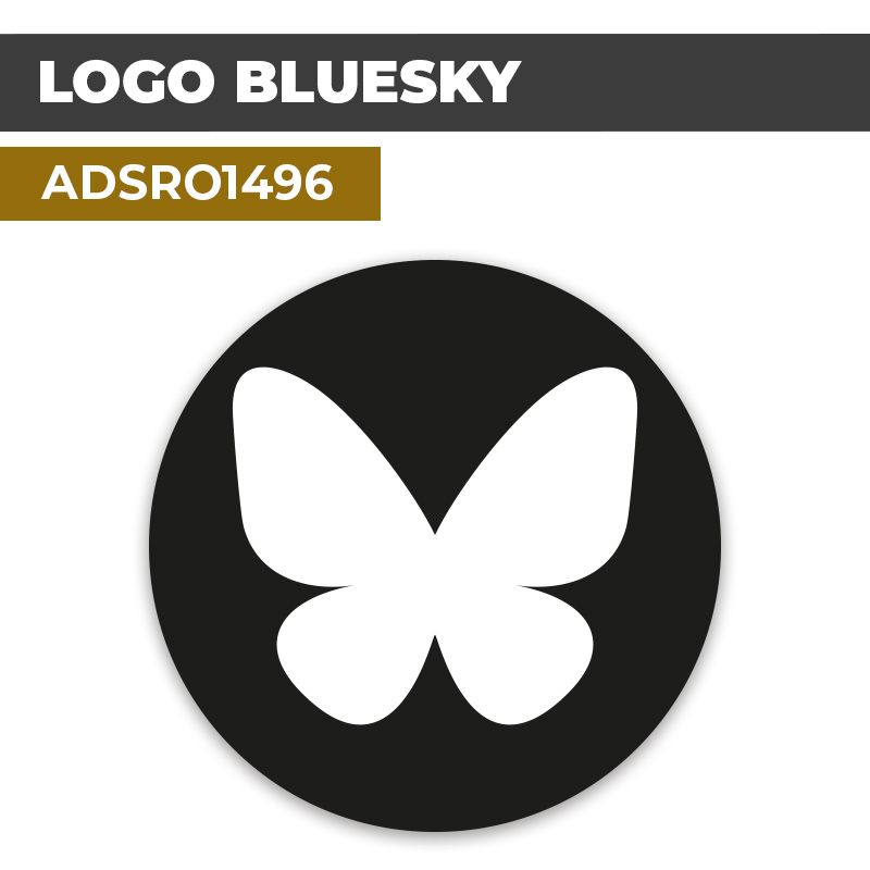 Autocollant | BLUESKY | Réseaux Sociaux et Appli mobile