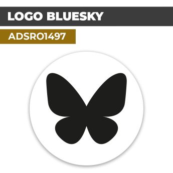 Autocollant | BLUESKY | Réseaux Sociaux et Appli mobile
