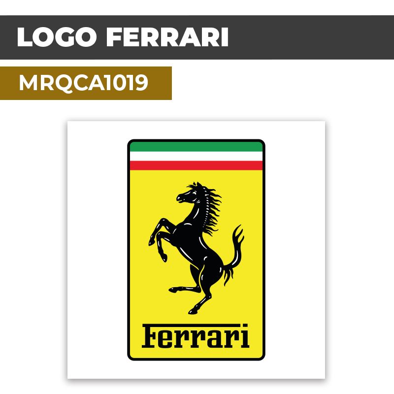 Autocollant | LOGO FERRARI | Marques automobiles