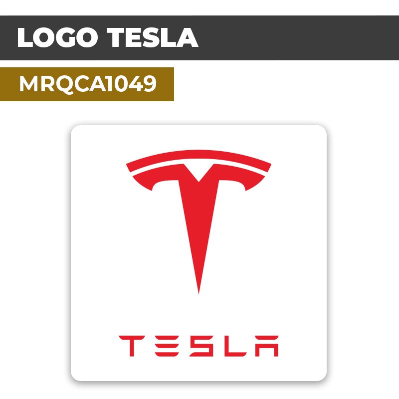 Autocollant | LOGO TESLA | Marques automobiles