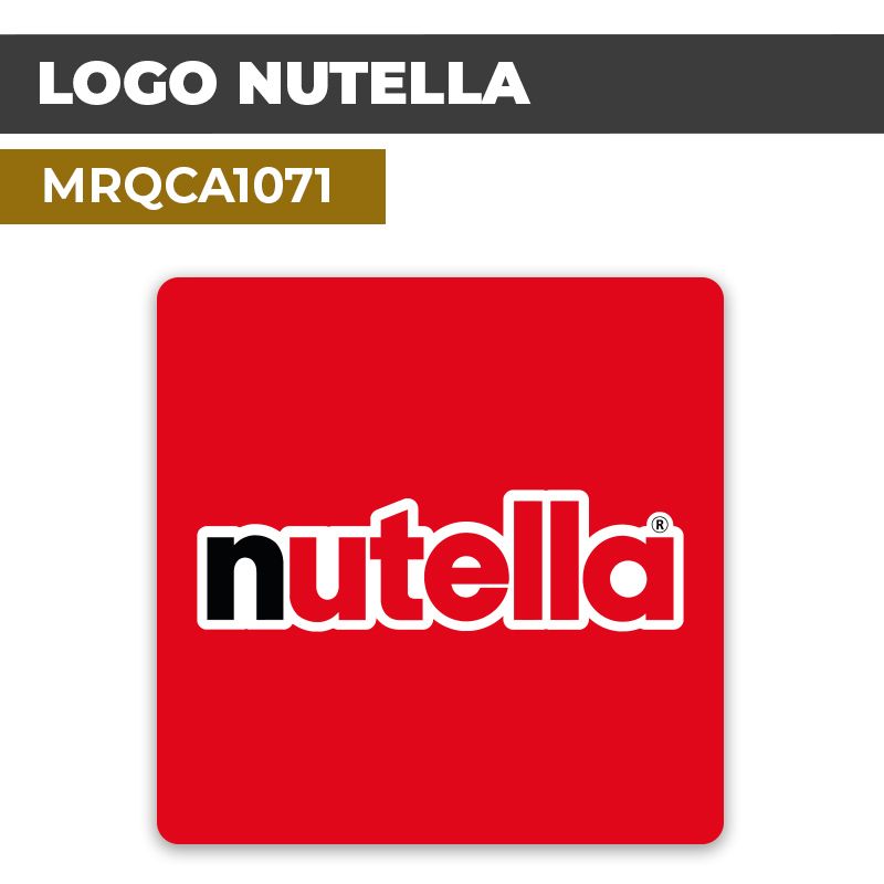 Autocollant | LOGO NUTELLA | Marques alimentaires