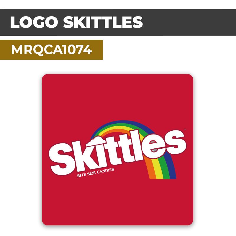 Autocollant | LOGO SKITTLES | Marques alimentaires