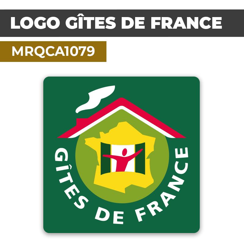 Autocollant | LOGO GITES DE FRANCE | Marques et enseignes