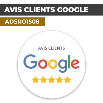 Autocollant AVIS CLIENTS GOOGLE | Avis et notations