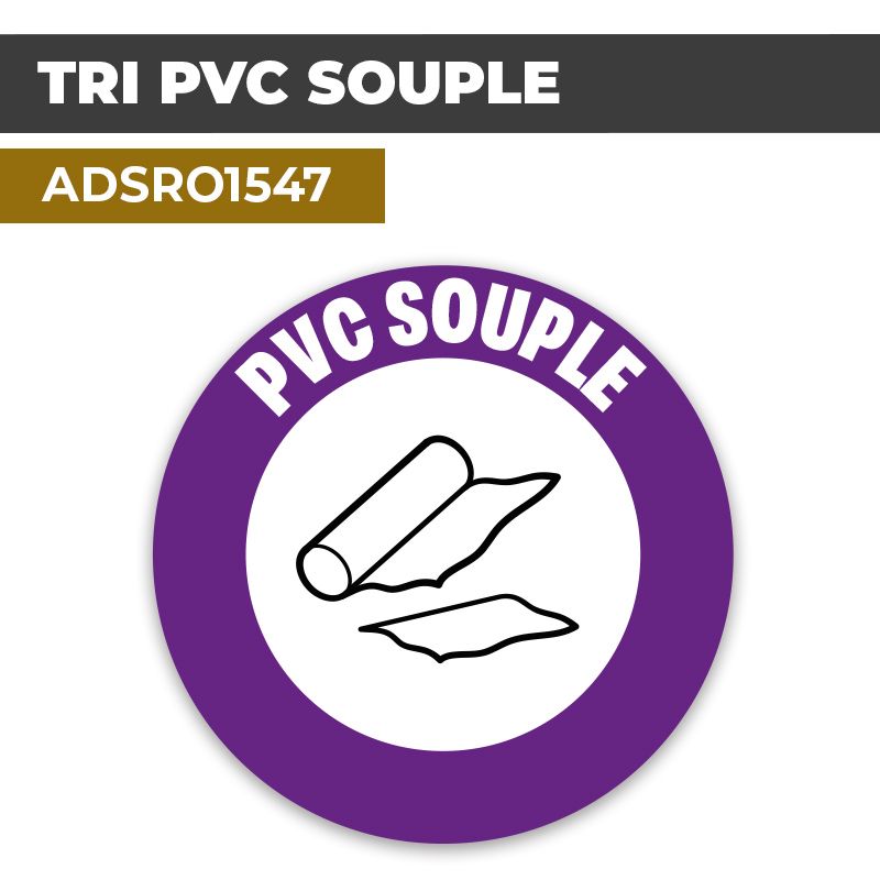 Autocollant TRI PVC SOUPLE | Tri sélectif et recyclage