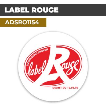 Autocollant LABEL ROUGE | Labels et certifications