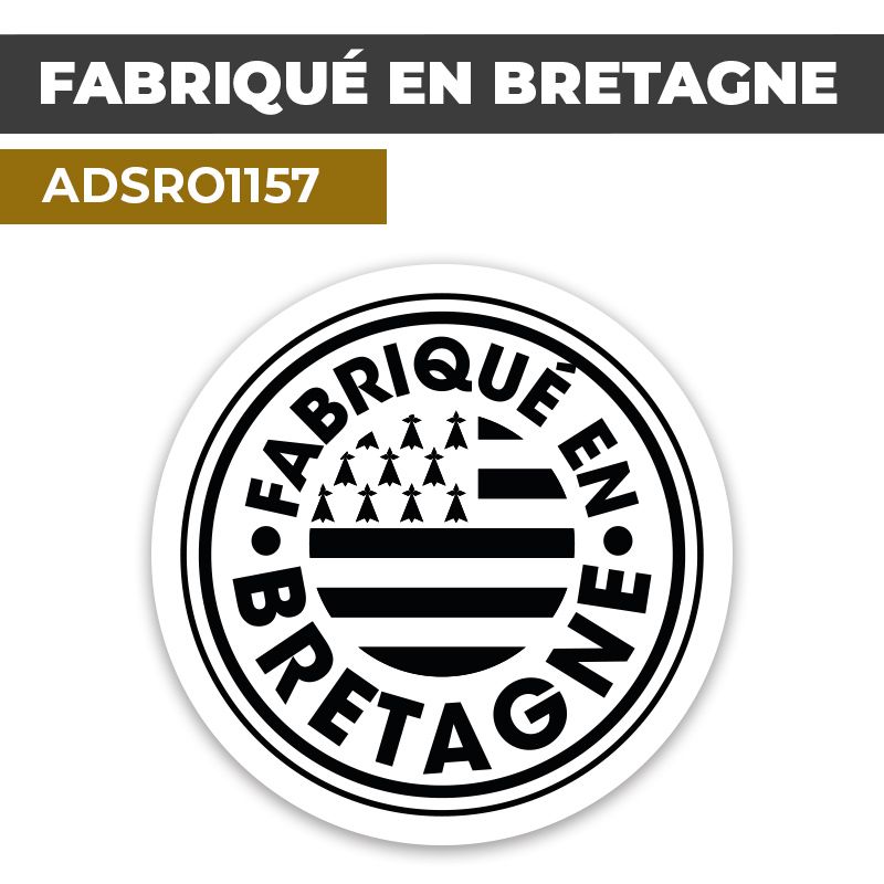 Autocollant FABRIQUÉ EN BRETAGNE | Provenance des produits