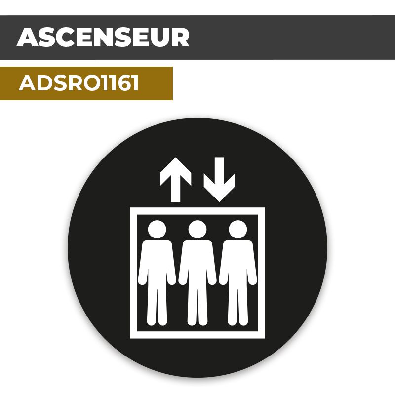 Autocollant ASCENSEUR | Accès aux étages