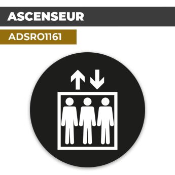 Autocollant ASCENSEUR | Accès aux étages