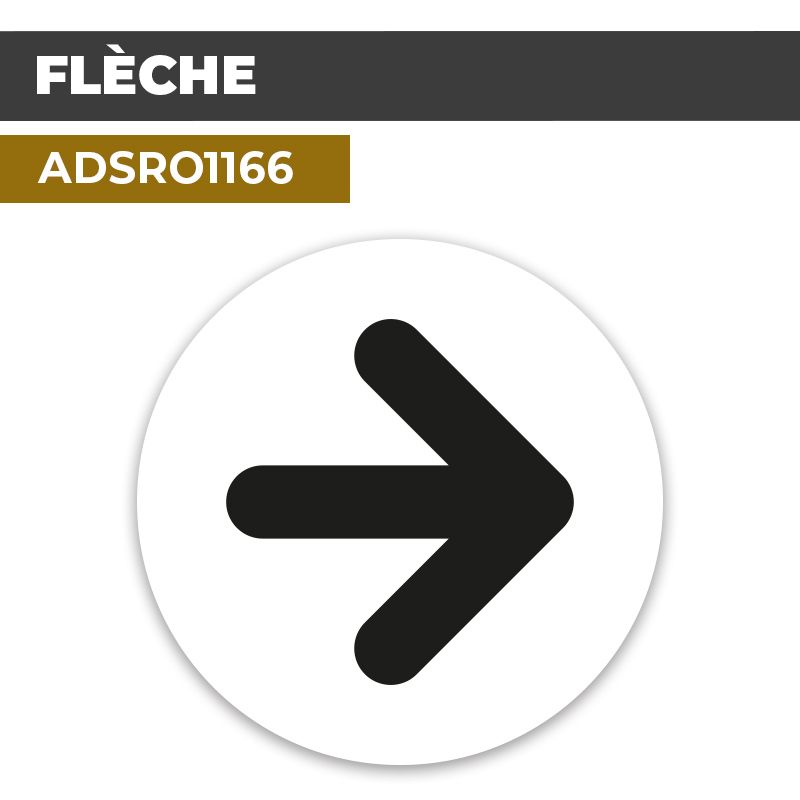 Autocollant FLÈCHE | Direction