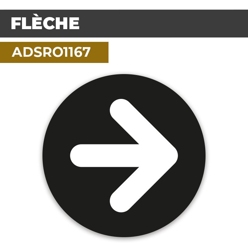 Autocollant FLÈCHE | Direction