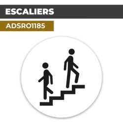 Autocollant ESCALIERS | Accès aux étages