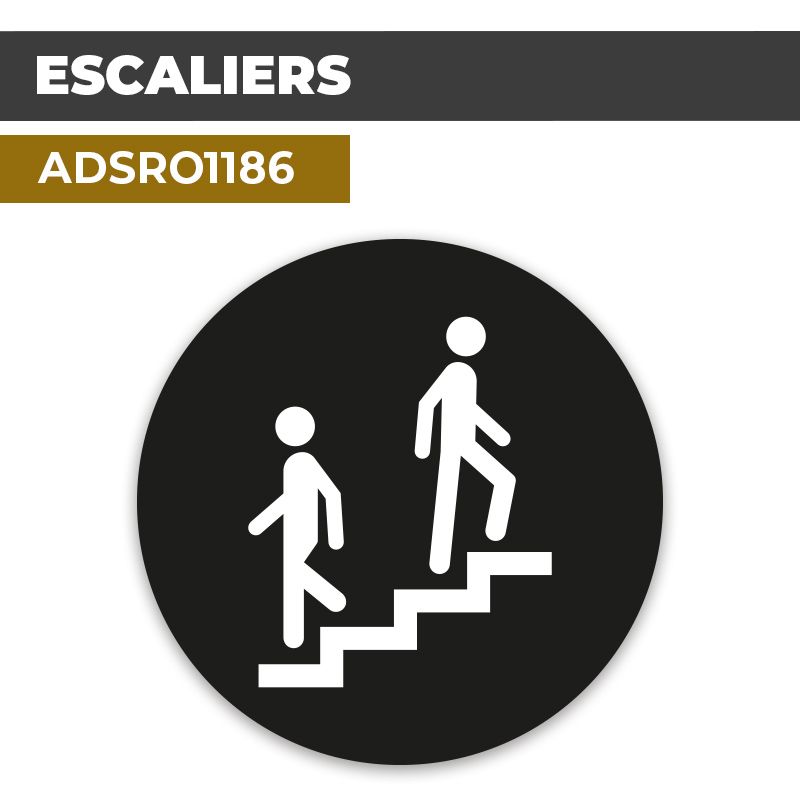 Autocollant ESCALIERS | Accès aux étages
