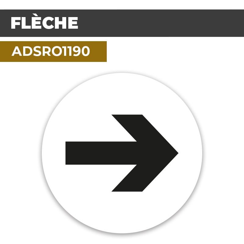 Autocollant FLÈCHE | Direction