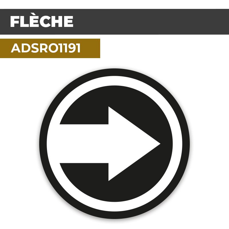Autocollant FLÈCHE | Direction
