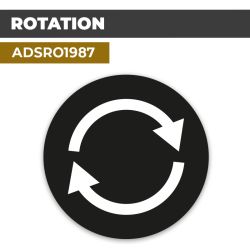 Autocollant | ROTATION | Flèches et Directions