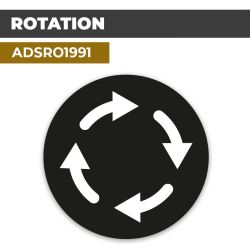 Autocollant | ROTATION | Flèches et Directions