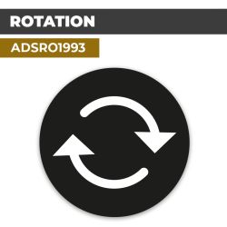 Autocollant | ROTATION | Flèches et Directions