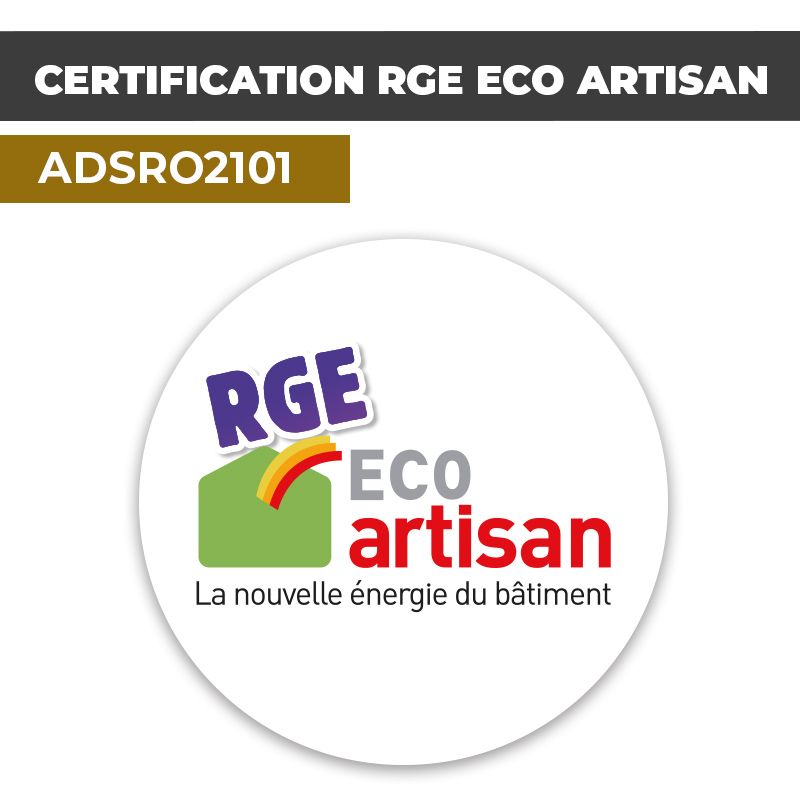 Autocollant CERTIFICATION RGE ÉCO ARTISAN | Labels et Certifications