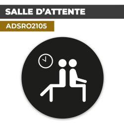 Autocollant SALLE D'ATTENTE | Bureaux et Locaux