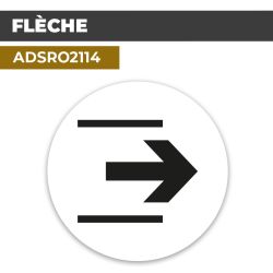 Autocollant FLÈCHE DROITE | Directions