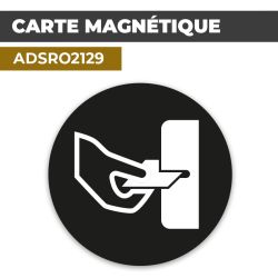Autocollant CARTE MAGNÉTIQUE | Accès restreint