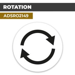 Autocollant ROTATION | Flèches