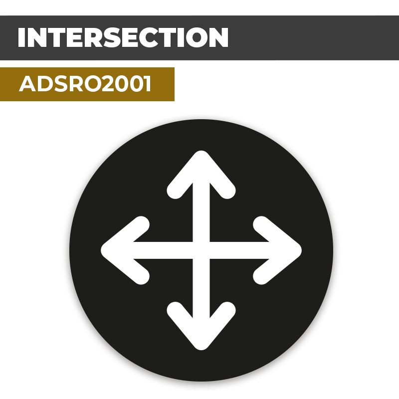 Autocollant INTERSECTION | Direction